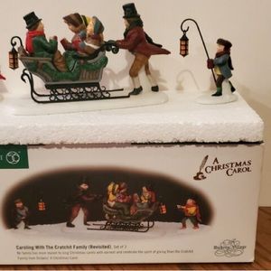Department 56  “Caroling With The Cratchit Family”